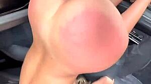Ever wonder how a petite latina's tight pussy gets wrecked doggystyle by monster cock in the car garage?
