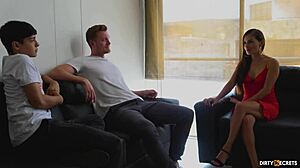 picture your buddy eyeing your stepmom's curves then sliding in slow... she moans soft under him