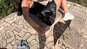 Fucked this Finnish tourist in forest she later starred in pro porn Lola Bratz