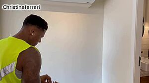 Bbc rental husband fists and fucks shaved brazilian housewife pussy hard