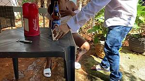 60yo naughty old man pounds brazilian babe in bar