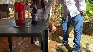 60yo naughty old man pounds brazilian babe in bar