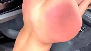 Ever wonder how a petite latina's tight pussy gets wrecked doggystyle by monster cock in the car garage?