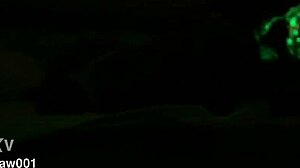 Watch her slurp that oiled black banana cock deep!