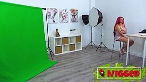 rebecca gets tricked by neighbors into homemade interracial with bbc milking her plump tits