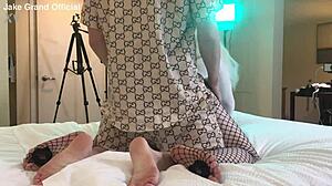 rapper pounds blonde tgirls tight hole in hardcore fuck session