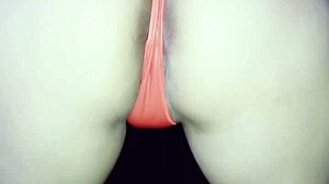 Chubby Brunette Housewife Loves Tight Asshole Sucking and Gaping Fucks in Latex