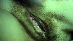 Watch me finger my wet pussy in dim light, doesn't it drip for you?