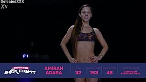 Lesbian Oil Sexfight: Amirah Adara Crushes Bunny Brownie in Lezdom Domination!