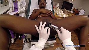 Dr Tampa's nurse rina arem deepthroats patient cock backstage at virginity clinic hospital