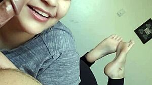 Bold Native American Deepthroats Monster Cock and Swallows Cum