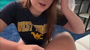 Ava marina sorority girl dicked down pov after college game