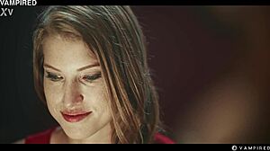 Octavia red hypnotizes sofia rivers for vampire mind control pussy licking domination