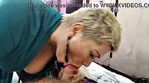 my mature cocksucker aimee deepthroats this monster cock like a pro