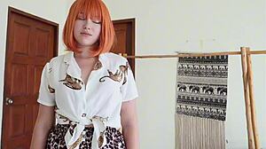 i called hooker but stepsister arrived bent over for rough creampie fuck