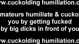 i love you honey but your tiny cock just can't satisfy me like this bbc slave 😈💦