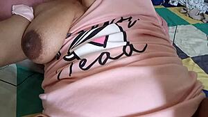 hidden cam catches perverted stepdaughter masturbating secretly in bedroom