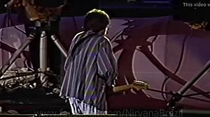Kurt Cobain Spits on Globo Cameras at Hollywood Rock Festival 1993