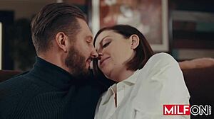 Horny Redhead Milf Sovereign Syre Fucks Husband's Boss Quinton James Big Tits Blowjob