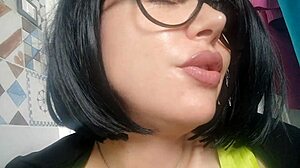 giantess milf mommy hypnotizes stepson with dirty talk ass worship and huge tits