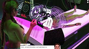 i crave that midnight ride on her shaved pussy with toys in our holiday robot love detour