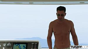 Sophie Weber takes two monster cocks dp cowgirl bent over passionate threesome