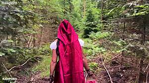 Linda Del Sol's Traviesa Caperucita Roja Fucked Hard By Monster Cock In Forest!