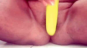 desi bhabhi's big tits ass fucked sideways in bathroom by huge cock creampie finish