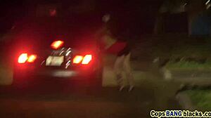 hey cop lady ever let a black dude lick your shaved pussy before fucking?