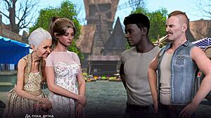 that village slut's transformation in the ranch photoshoot gets me watching her hairy pussy play