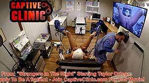 whoa taylor ortega naked gyno exam blooper backstage at bondage clinic hospital