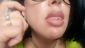 giantess milf mommy hypnotizes stepson with dirty talk ass worship and huge tits