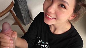 that skinny asian babe fingered herself begging my hard fuck and face cumshot