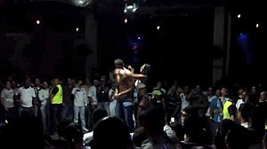 colombian latina rips clothes naked striptease nightclub phone vid