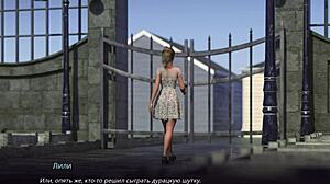 that village slut's transformation in the ranch photoshoot gets me watching her hairy pussy play