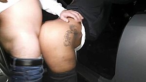 I took that dick deep in my ass on the street until he creampied my hole completely