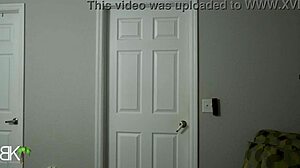 Ghostface milf delivers sloppy halloween handjob on huge cock