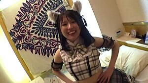 high face score kemomimi concafe girl hikari 19 takes my creampie after money troubles sex 😍💦