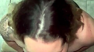 Cum Blasts Deep in Nose for All-Day Sniffing Sloppy Blowjob