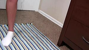 Ms paris fingers shaved pussy close up till squirting orgasm with vibrator toys!