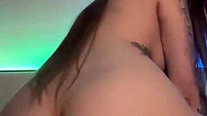 adrianna savu teases big tits & ass with dildo solo fingering play 🔥😈