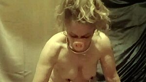 2025 homemade bdsm milf slave humiliated in pigsty eating slop like a whore