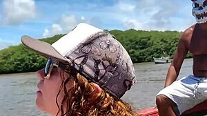 Cuckold Husband Watches Big Black Cocks Fuck BBW Wife On Boat