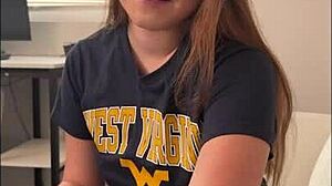 Ava marina sorority girl dicked down pov after college game