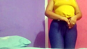 DAMN! Chubby Mexican Milf's Huge Ass Pussy Masturbation Toys Orgasm Explosion!