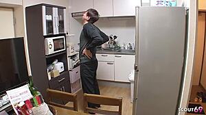 petite japanese 18yo skinny girl seduces older guy for rough creampie defloration uncensored jav