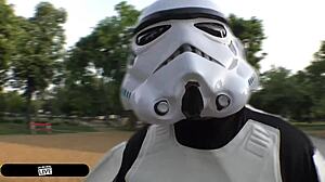 Stormtrooper FUCKS Sexy Spanish Zoe Doll Ass On Star Wars Day