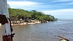 Cuckold Husband Watches Big Black Cocks Fuck BBW Wife On Boat