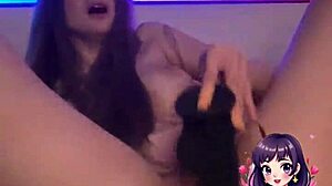 adrianna savu teases big tits & ass with dildo solo fingering play 🔥😈