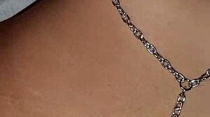 Vered Wifey Fingers Juicy Pussy Lips in Purple Lingerie